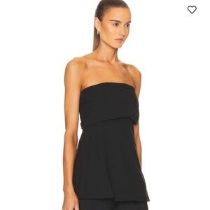 NWT Toteme Black Strapless Top